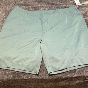 32 Degrees Men's Teal Flat Front Shorts